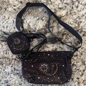 NWOT Black Celestial Women's Crossbody Bag Set